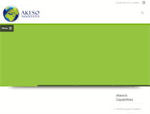 Tablet Screenshot of akesoassociates.com